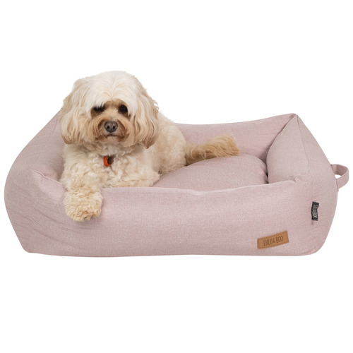 Lulu and Boo Siena Quilted Bolster Pet Bed Temple Webster